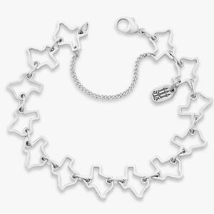 James Avery Texas Charm Bracelet Sterling Silver Bracelet Medium